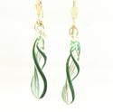 Glass icicle earrings project taught in class